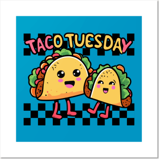 Taco Tuesday Food Humor Posters and Art